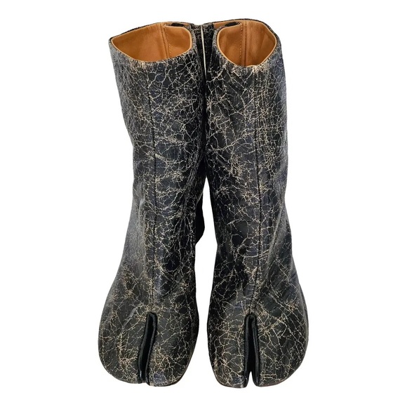 Maison Martin Margiela Shoes - Black and White Split Toe Boots